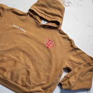 Inaka Power Spellout Logo Tan Sweatshirt Sz L Loungewear sporty Fitness